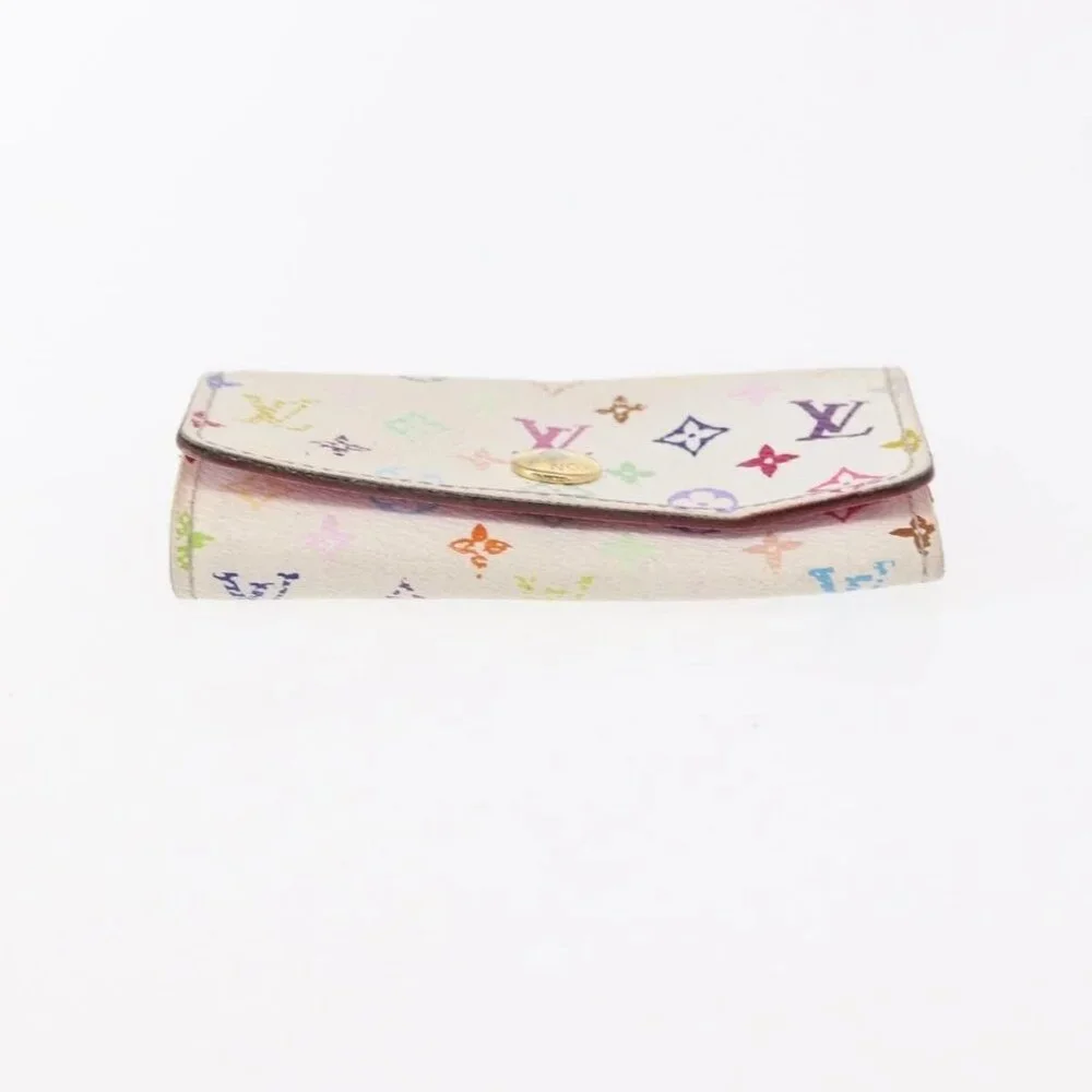 LOUIS VUITTON Zippy Coin Purse Multicles 4 Coin Purse 2 Set White Auth am9908 - Picture 13 of 15